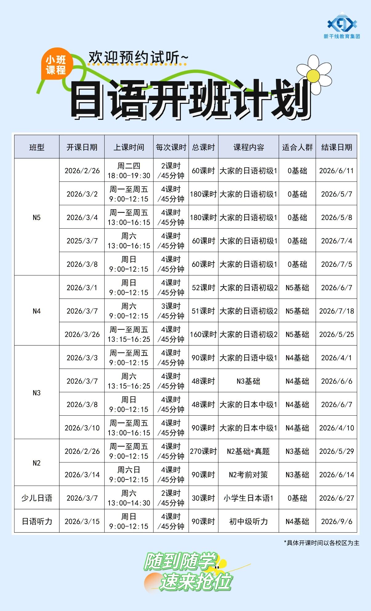 抚顺新干线外国语培训学校